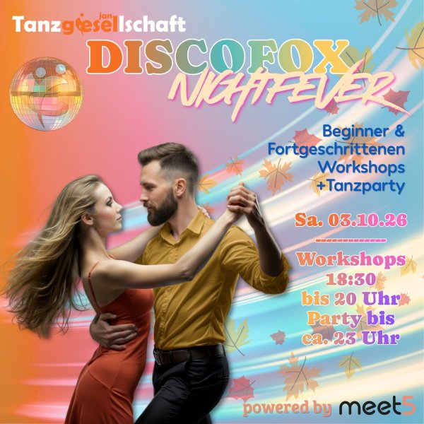Discofox Nightfever 2026 Oktober